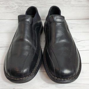 timberland black loafers